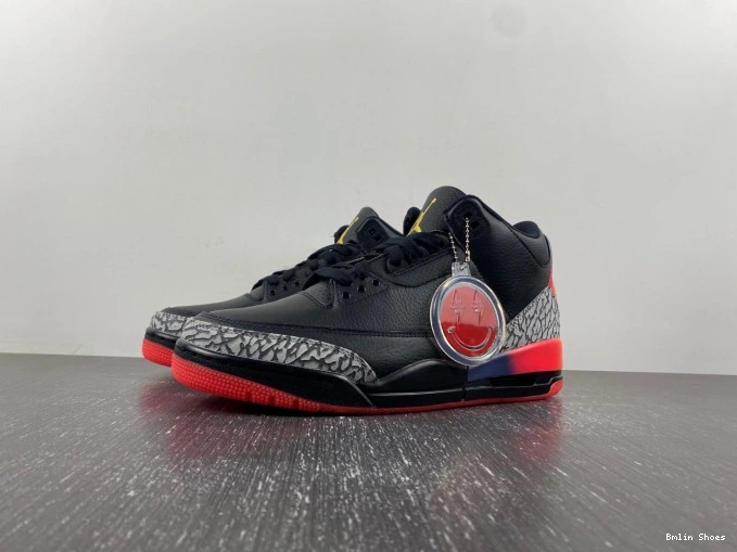 Bmlin Shoes Rio Balvin J 3 FN0344-001 x Jordan Air 0807